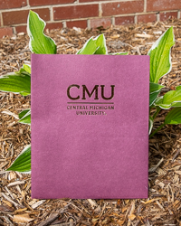 Maroon 2-Pocket Folder with CMU