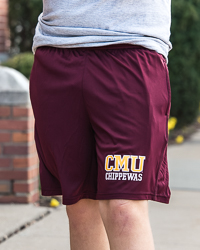CMU Chippewas Maroon Drawstring Shorts
