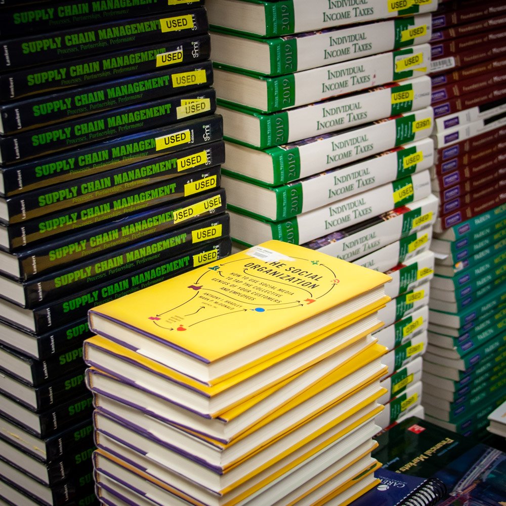 CMU offers new or used textbooks