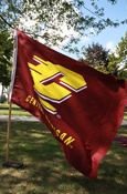 Action C Central Michigan Double-Sided Flag