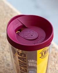Action C Central Michigan 16 oz. Tumbler with Maroon Lid