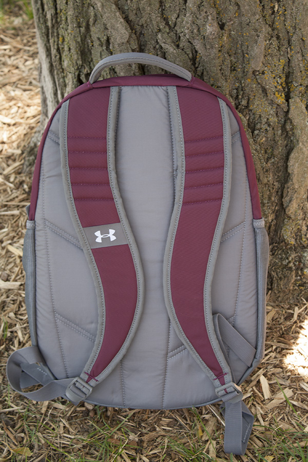 maroon under armour backpack
