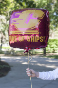 Action C Fire Up Chips Square Microfoil Balloon