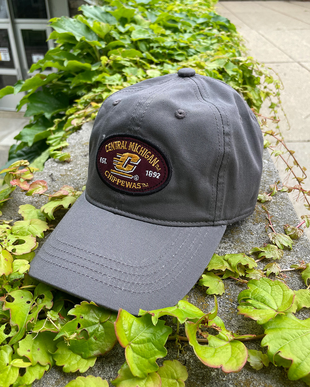 Central Michigan Chippewas Twill Adjustable Charcoal Hat | The CMU ...