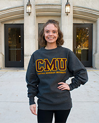 Central Michigan University Charcoal Crewneck Sweatshirt
