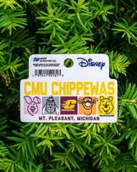 CMU Chippewas Pooh Party Mt. Pleasant, Michigan Sticker