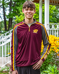 Action C Central Michigan Maroon, Gold, and Gray Lightweight ¼ Zip