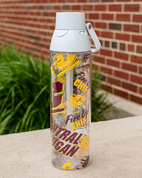 Action C Central Michigan Fire Up Chips! Pattern 24 oz. Water Bottle