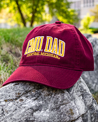 CMU Dad Central Michigan Maroon Adjustable Twill Hat