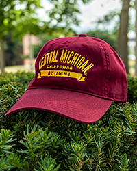 Central Michigan Chippewas Alumni Banner Maroon Adjustable Twill Hat