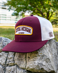 Central Michigan Alumni Patch Maroon Trucker Hat