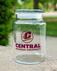 Action C Central Michigan University Apothecary Jar