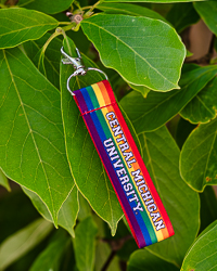 Central Michigan University Pride Rainbow Keystrap