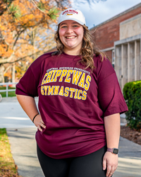 Central Michigan University Chippewas Gymnastics Maroon T-Shirt