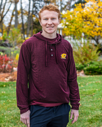 Action C Dark Maroon Henley Hooded T-Shirt