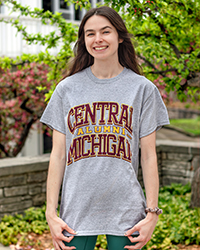 Central Michigan Alumni Gray T-Shirt
