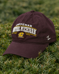 Central Michigan 3D Chippewas Action C Maroon Adjustable Twill Hat