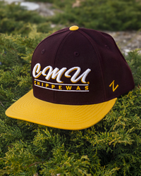 CMU 3D Chippewas Action C Maroon & Gold Snapback Hat