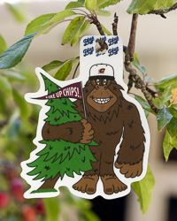 Fire Up Chips! Action C Bigfoot Sticker