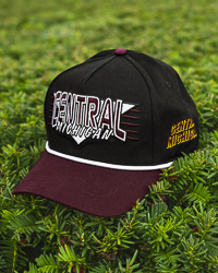 Central Michigan Action C Black & Maroon Snapback Hat